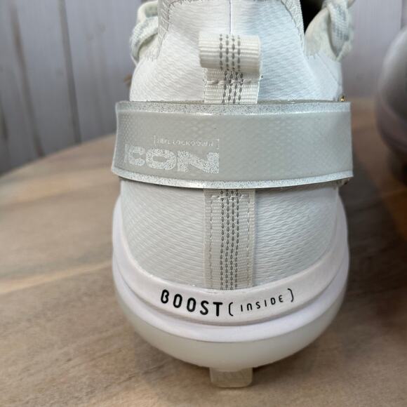 Adidas Icon 7 Boost Mens Baseball Metal Cleats Size 13.5 White S23847 New - Picture 13 of 15